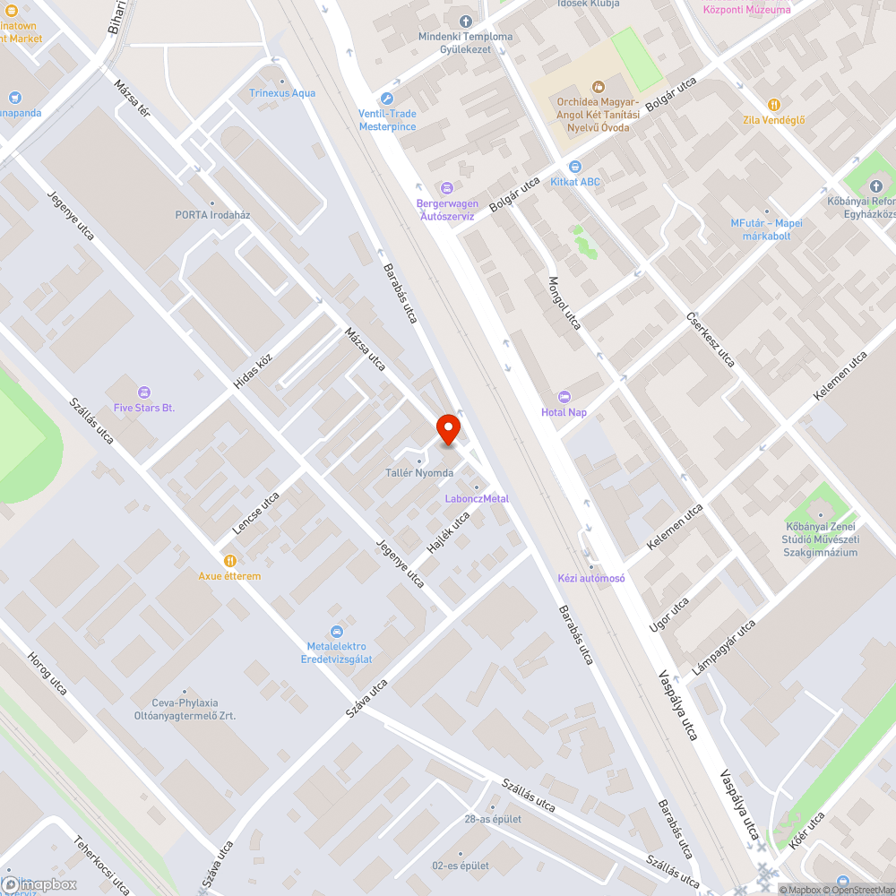 Behorpadt fedlap bejelentés helye