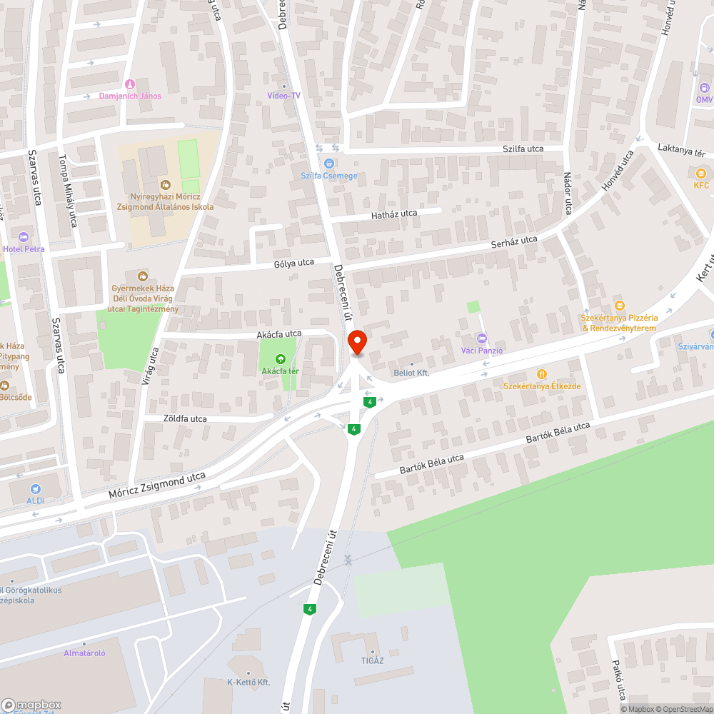 Közlekedési tábla tiltó jelzése nem látható bejelentés helye