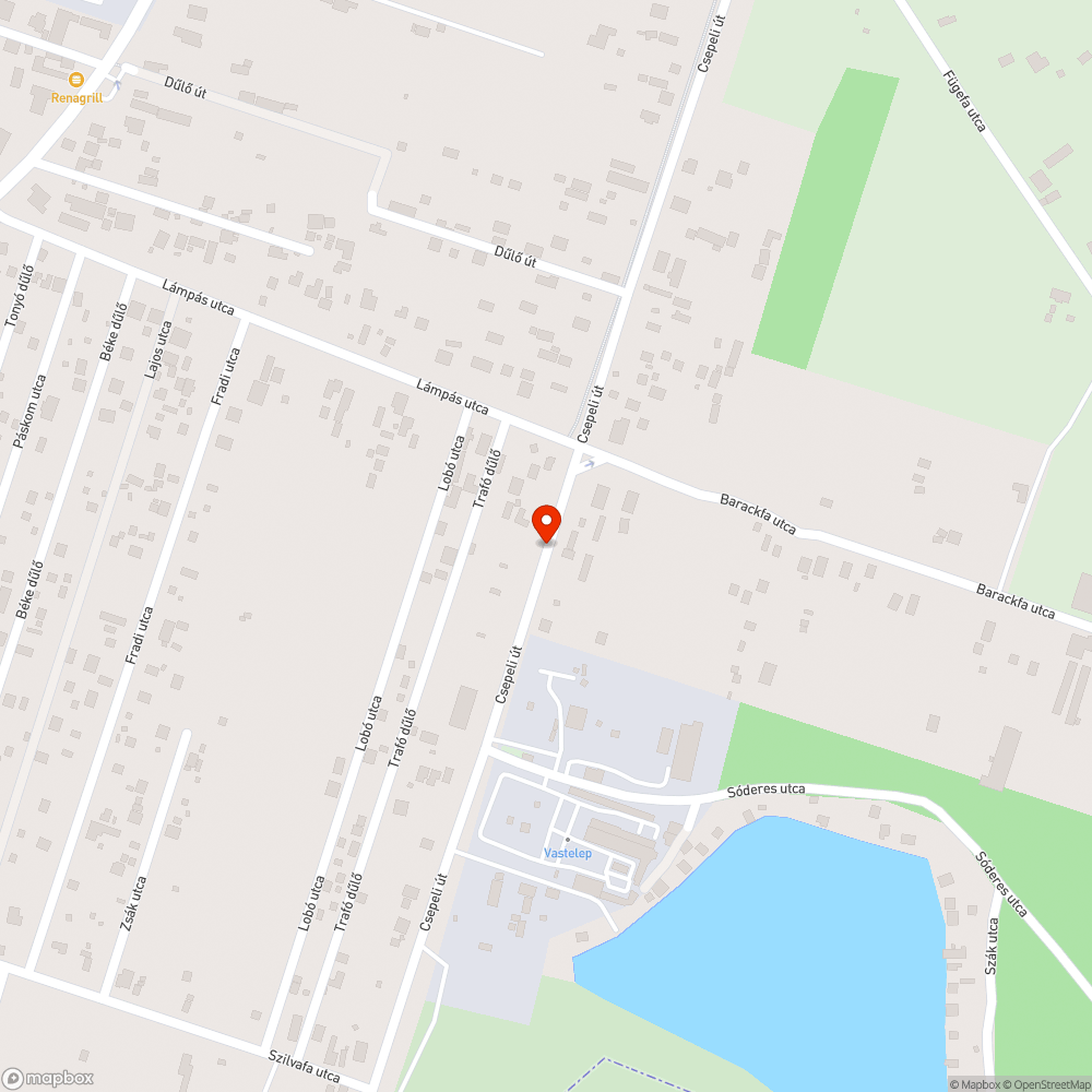 Járda teljes elfoglalása bejelentés helye