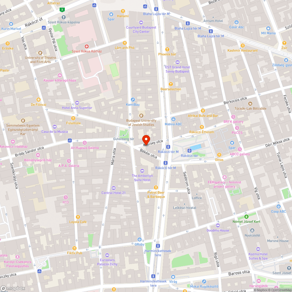 Sarok bejelentés helye