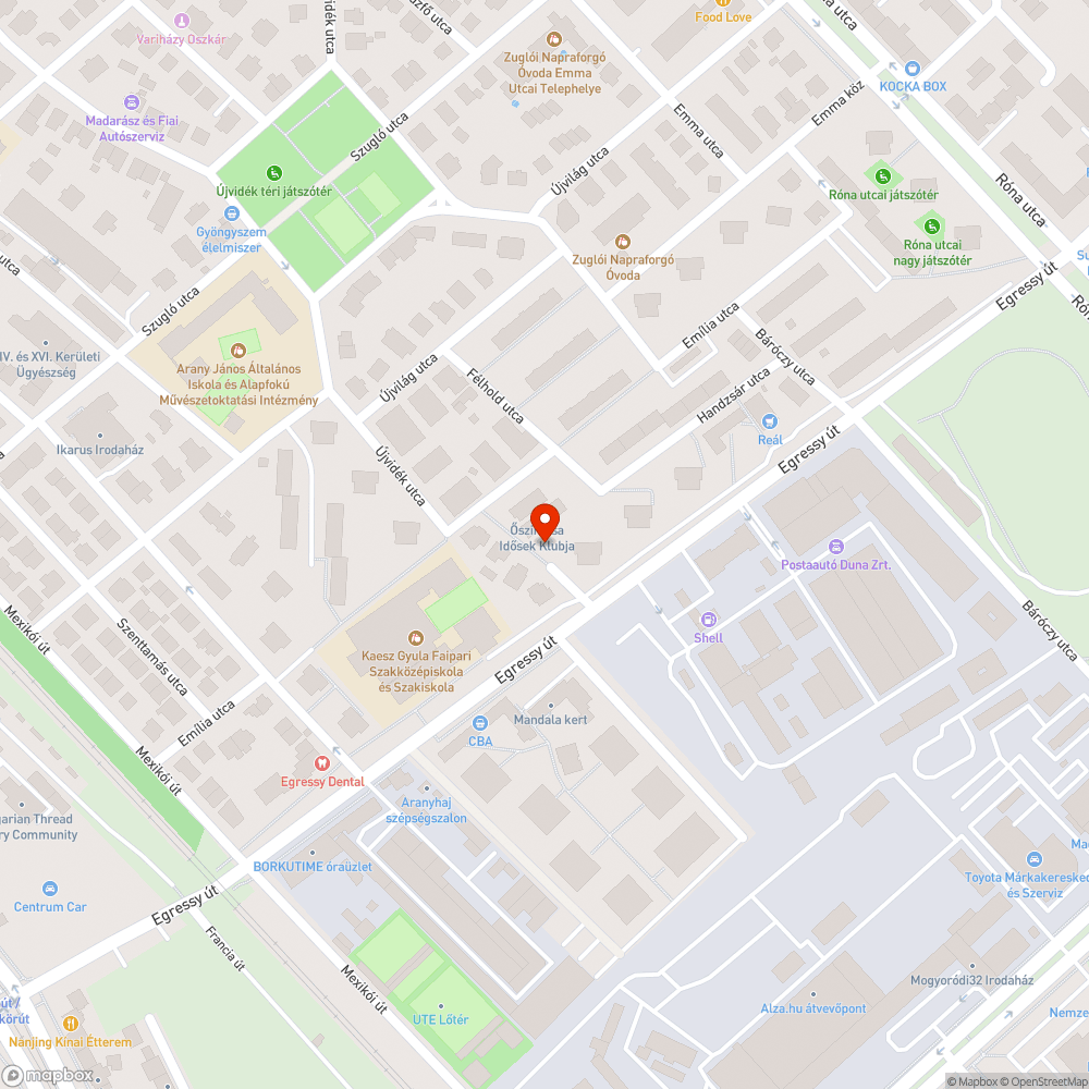 Járhatatlan járda bejelentés helye