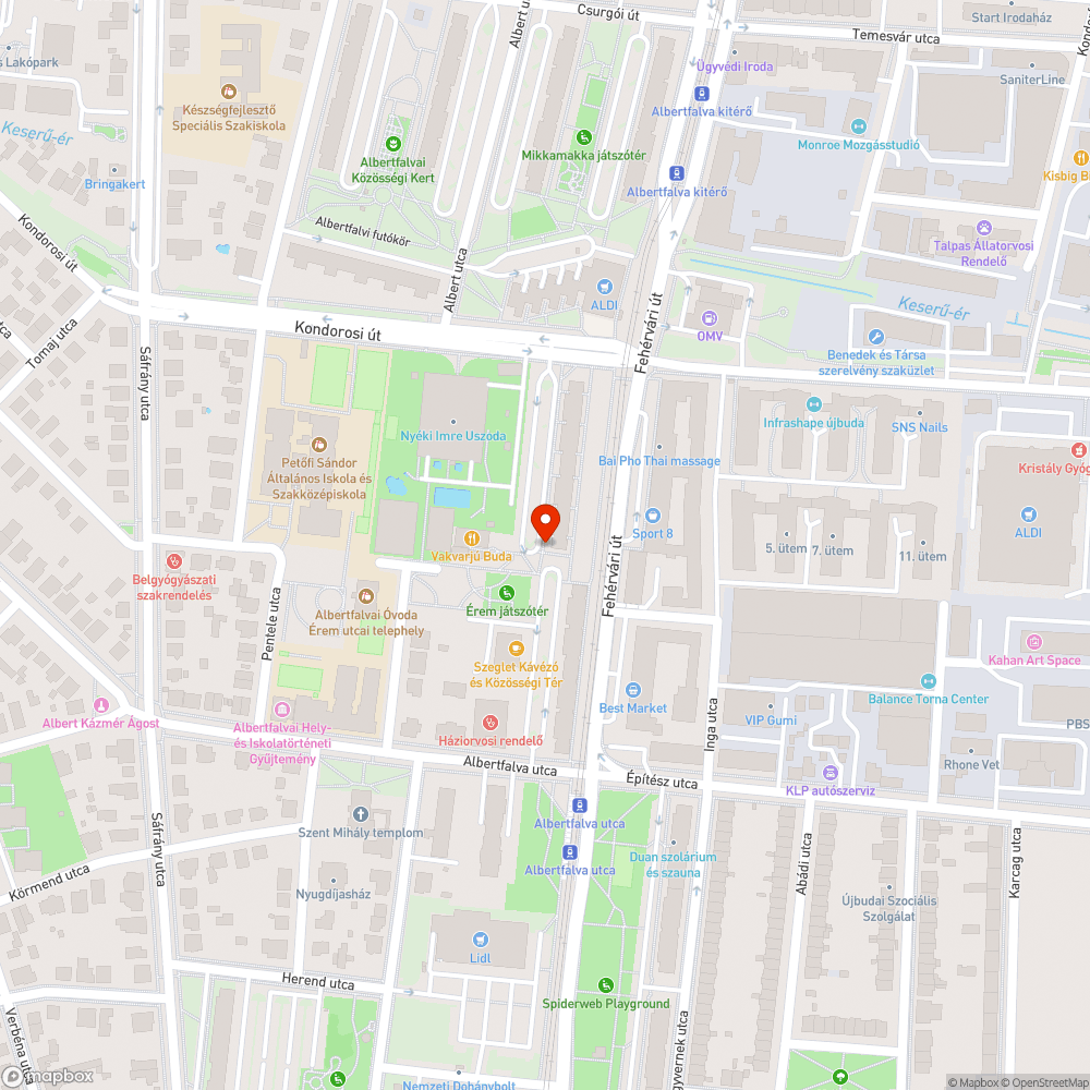 Munkálatok után nem lett a járda visszabetonozva bejelentés helye