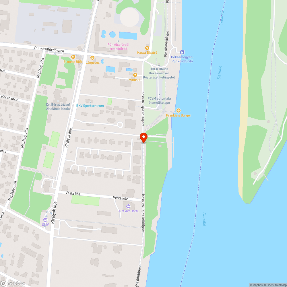 Rossz állapotú járdaszakasz bejelentés helye