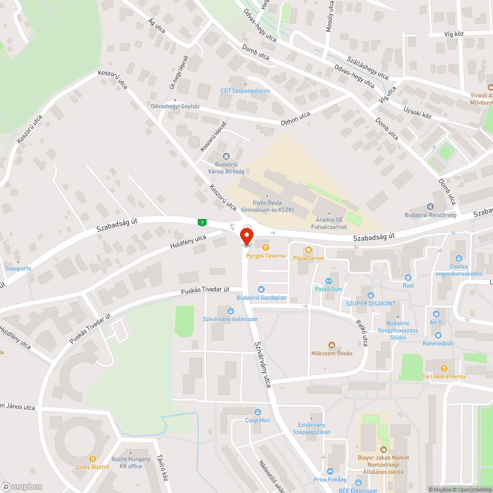 Besüllyedt két csatornafedél (Szivárvány utca, Budaörs) bejelentés helye