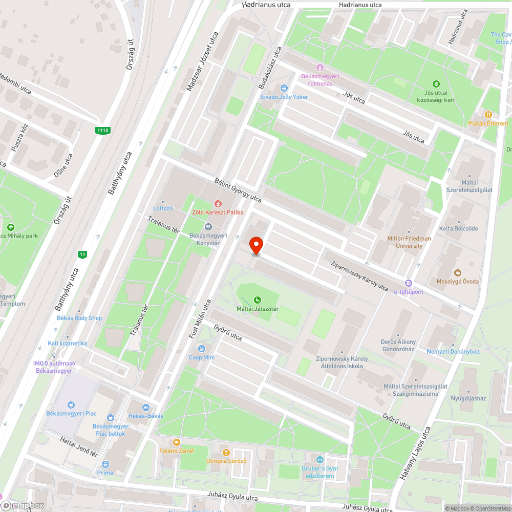 Hiányzó szemetes bejelentés helye