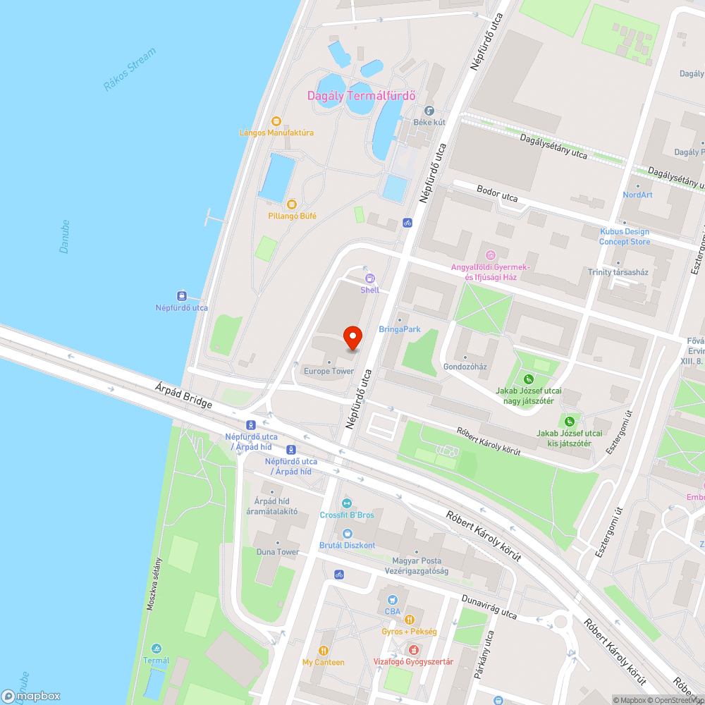 Kitört poller bejelentés helye