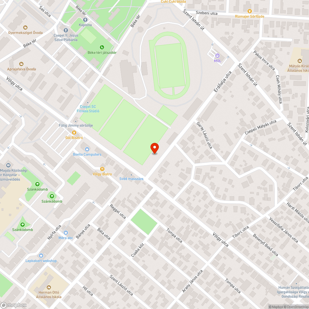 Újabb elhagyott autó Csepelen bejelentés helye