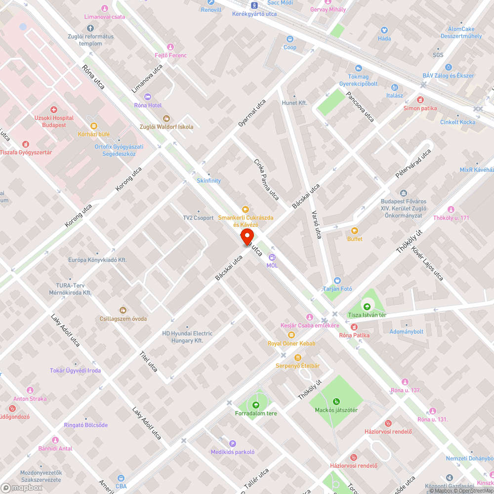 Szemét bejelentés helye