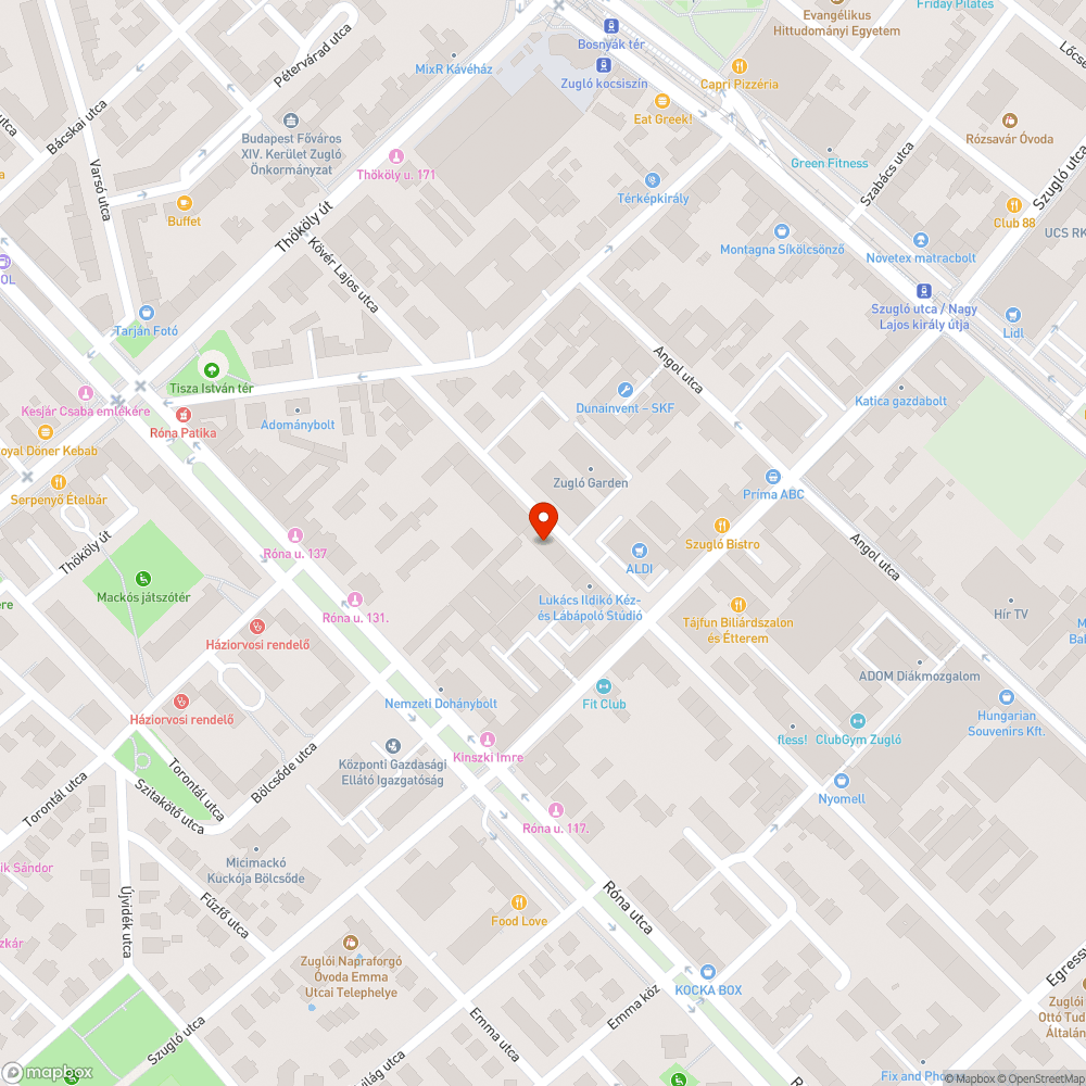 Ruhaszemét bejelentés helye