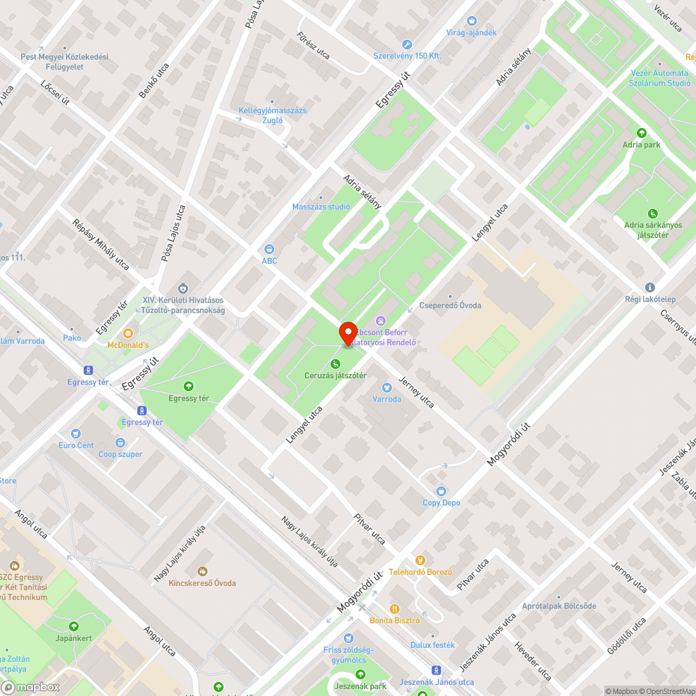 Játszótér kerítése javításra szorul bejelentés helye