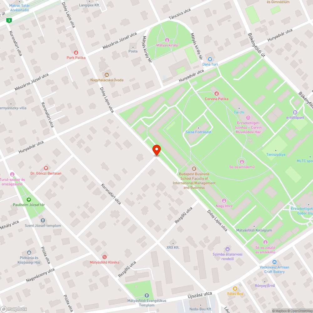 Elhagyott terelő bejelentés helye