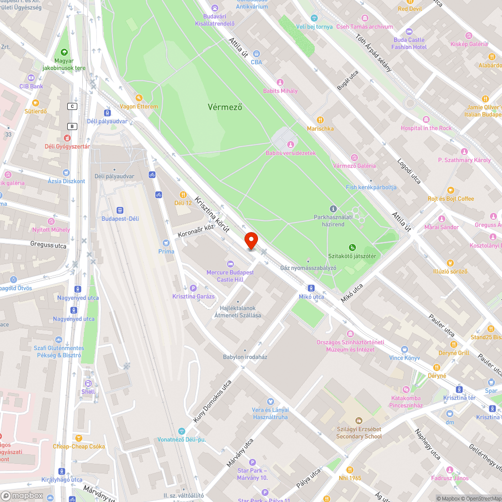 Behajtani tilos a zsákutcába? bejelentés helye