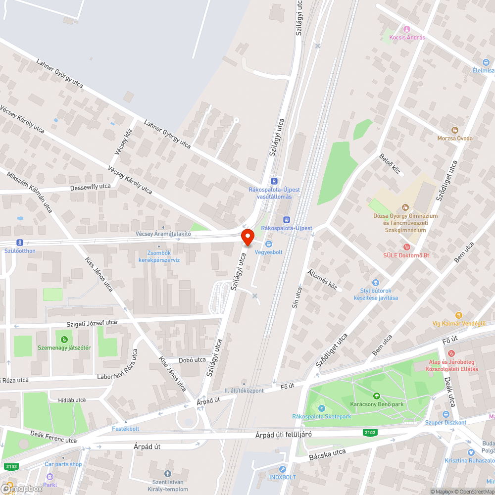 Szeméthalom egy bevásárlókocsiban bejelentés helye