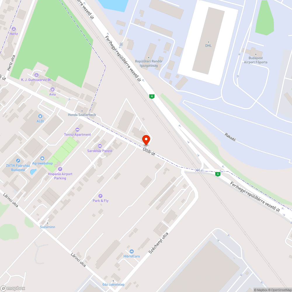 Borzalmas állapotban lévő útszakasz bejelentés helye