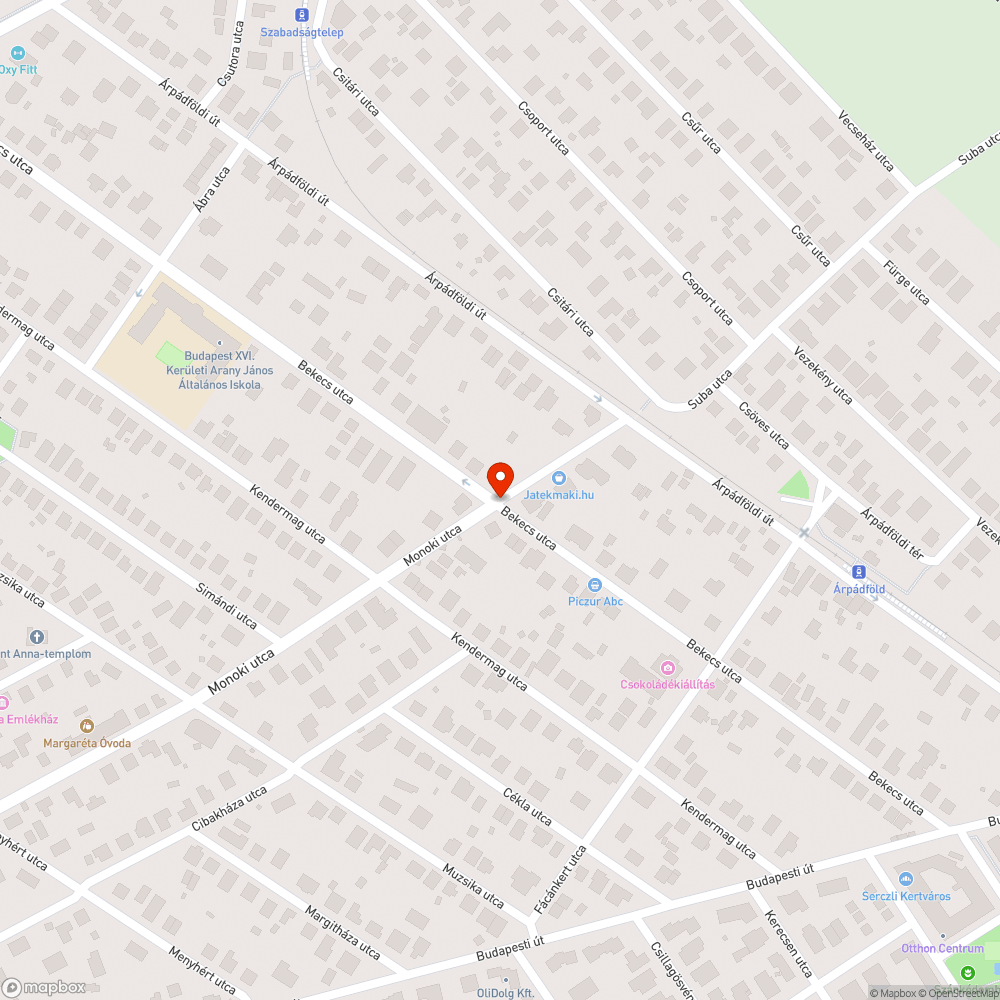 Naponta növekedő méretű kátyú bejelentés helye