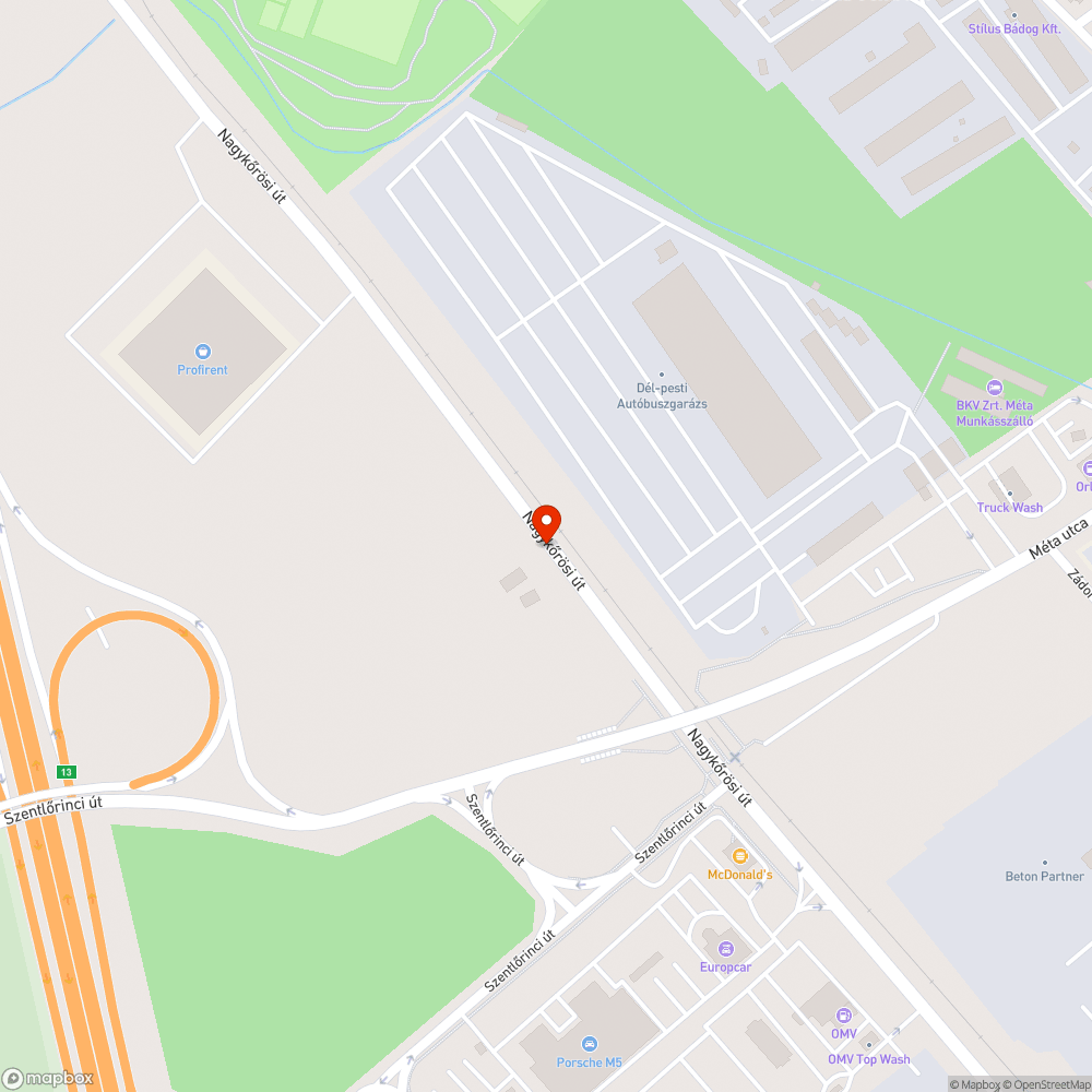 Szemetes útszél bejelentés helye