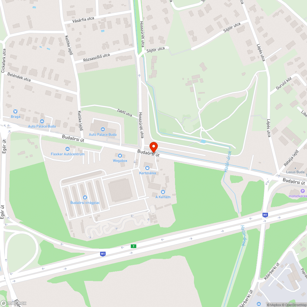 Romokban a buszsáv a Budaörsi úton! bejelentés helye