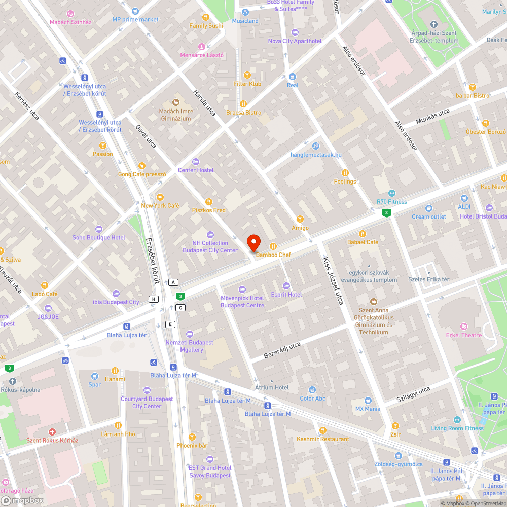 Felfeszitett közműszekrény bejelentés helye