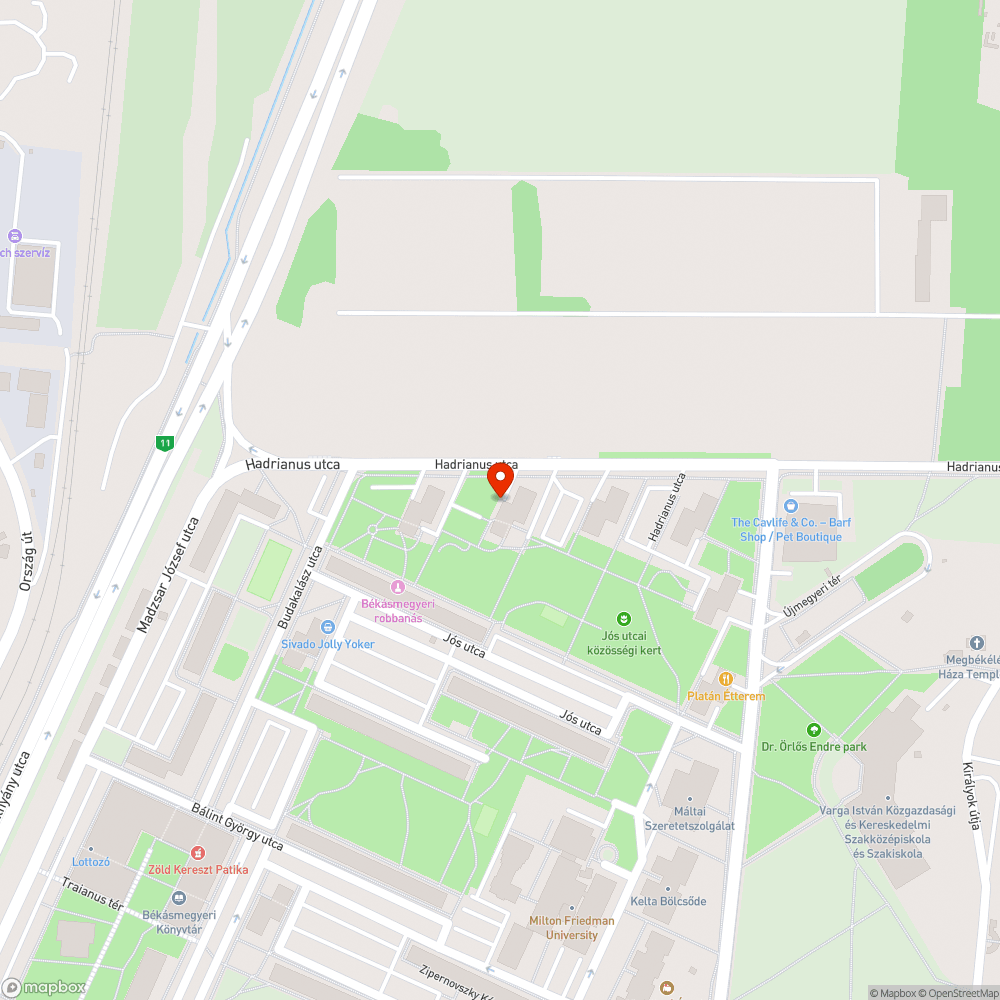 Megsüllyedt járda bejelentés helye