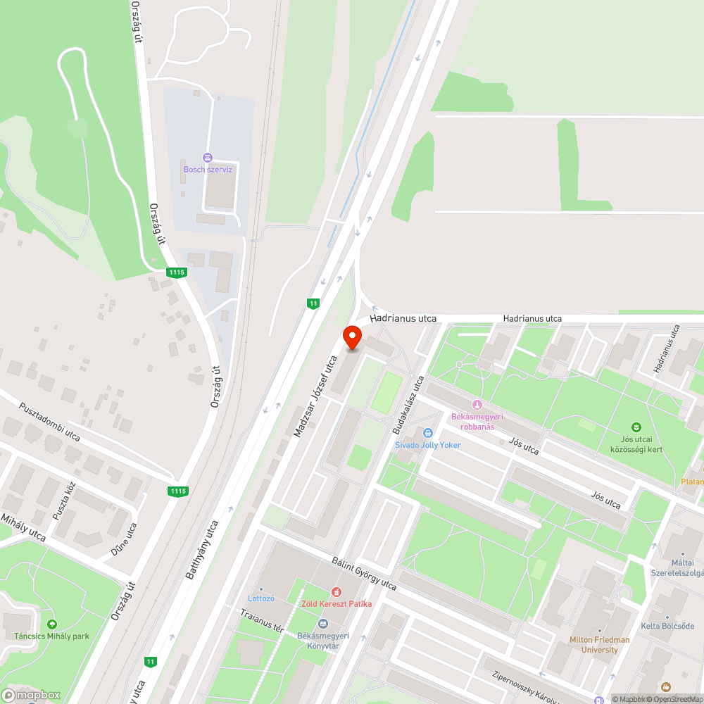 Hatalmas kátyúk bejelentés helye