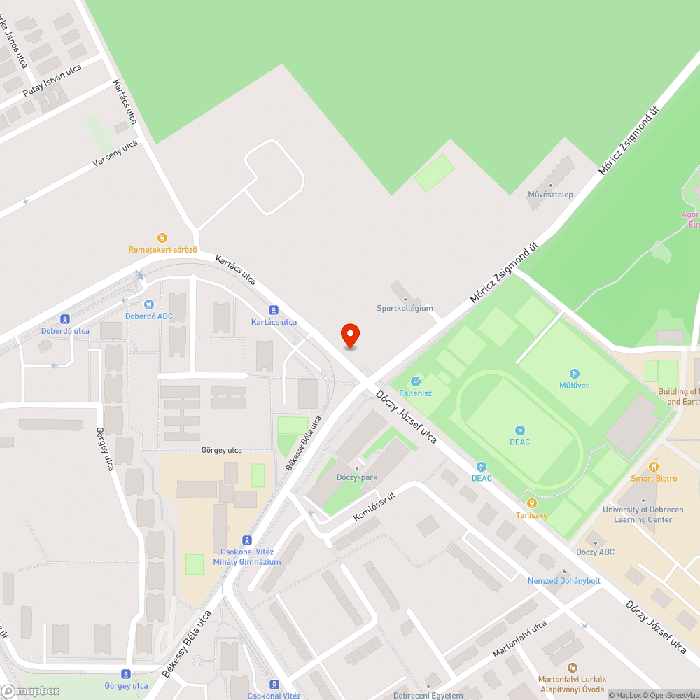 Nem megfelelő módon lezárt járda bejelentés helye