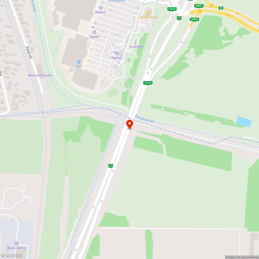 Kiégett lámpa bejelentés helye