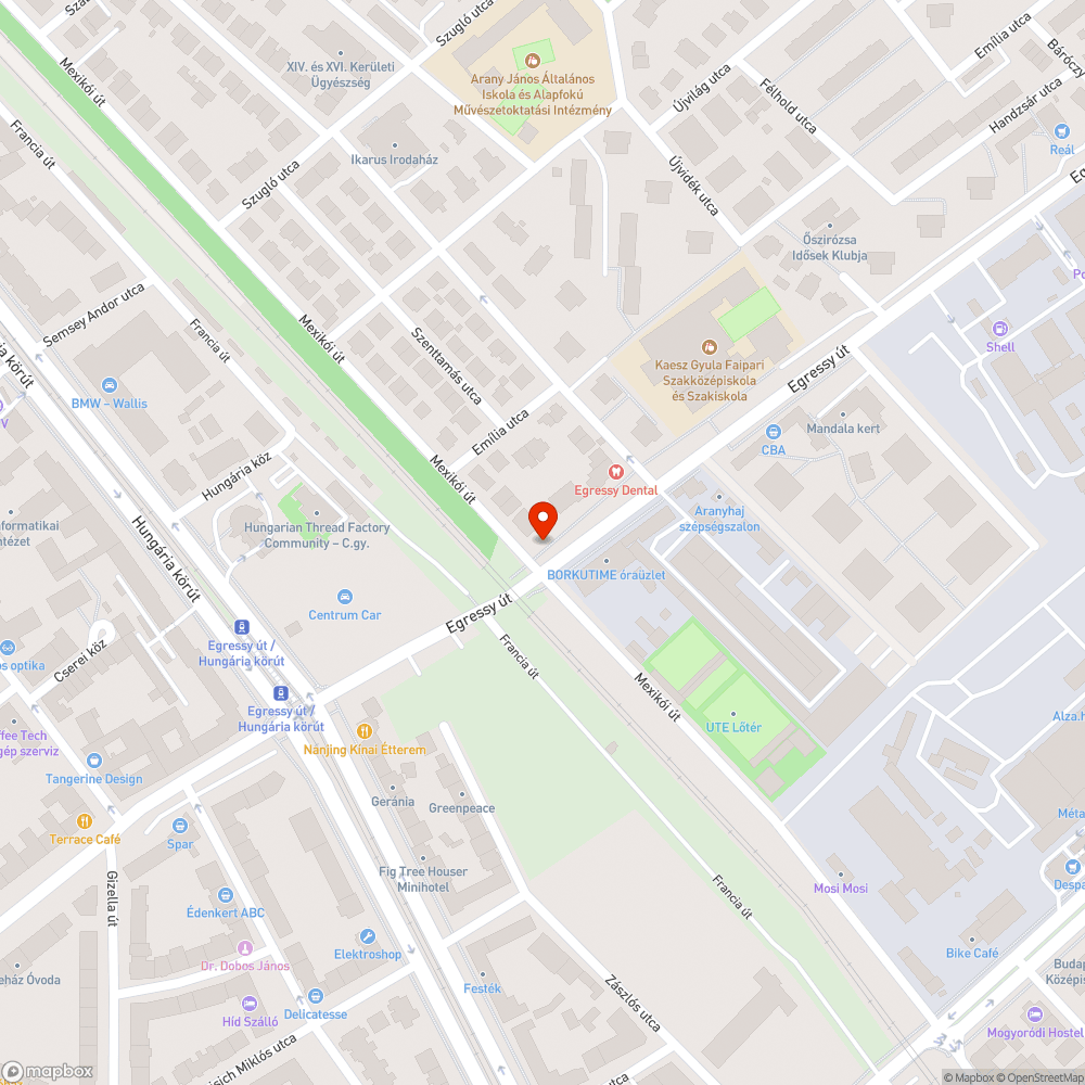 Megsüllyedt fedlap bejelentés helye