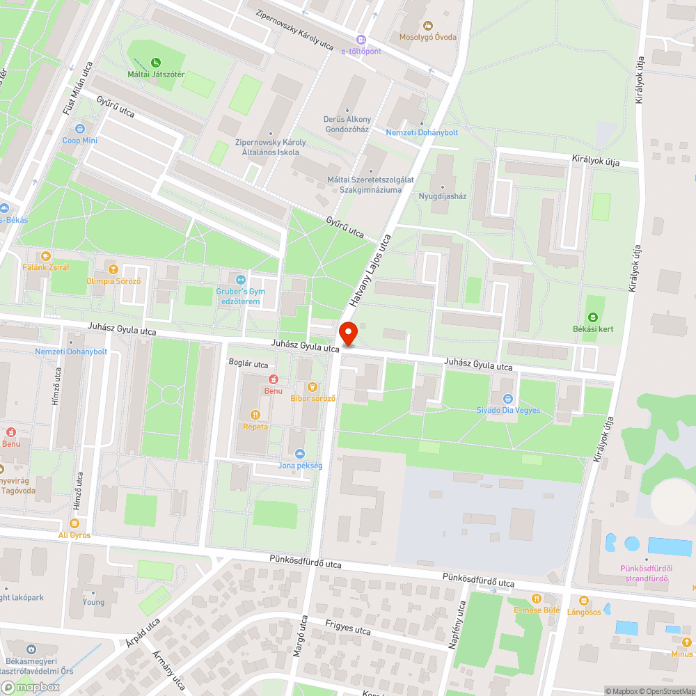 Fekvőrendőrök az utcák végében bejelentés helye