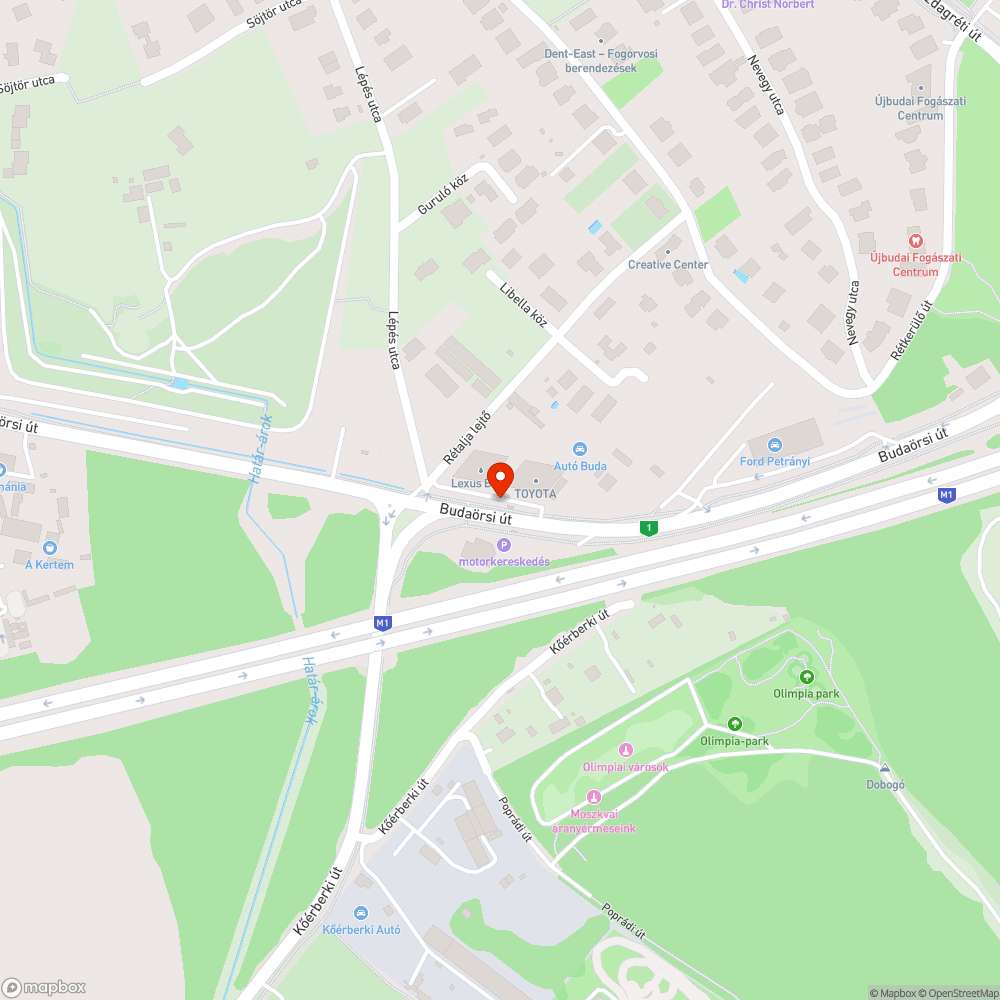 Kopott pad bejelentés helye