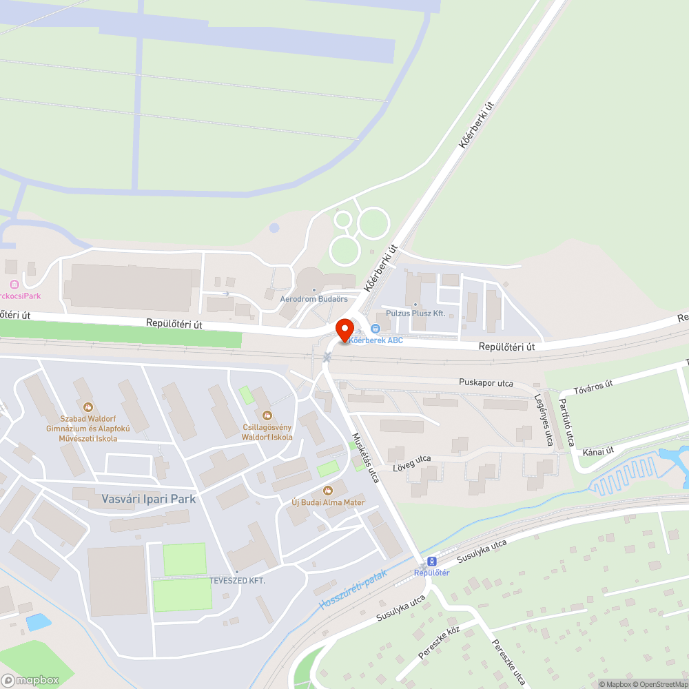 Elmozdult csatorna fedő bejelentés helye