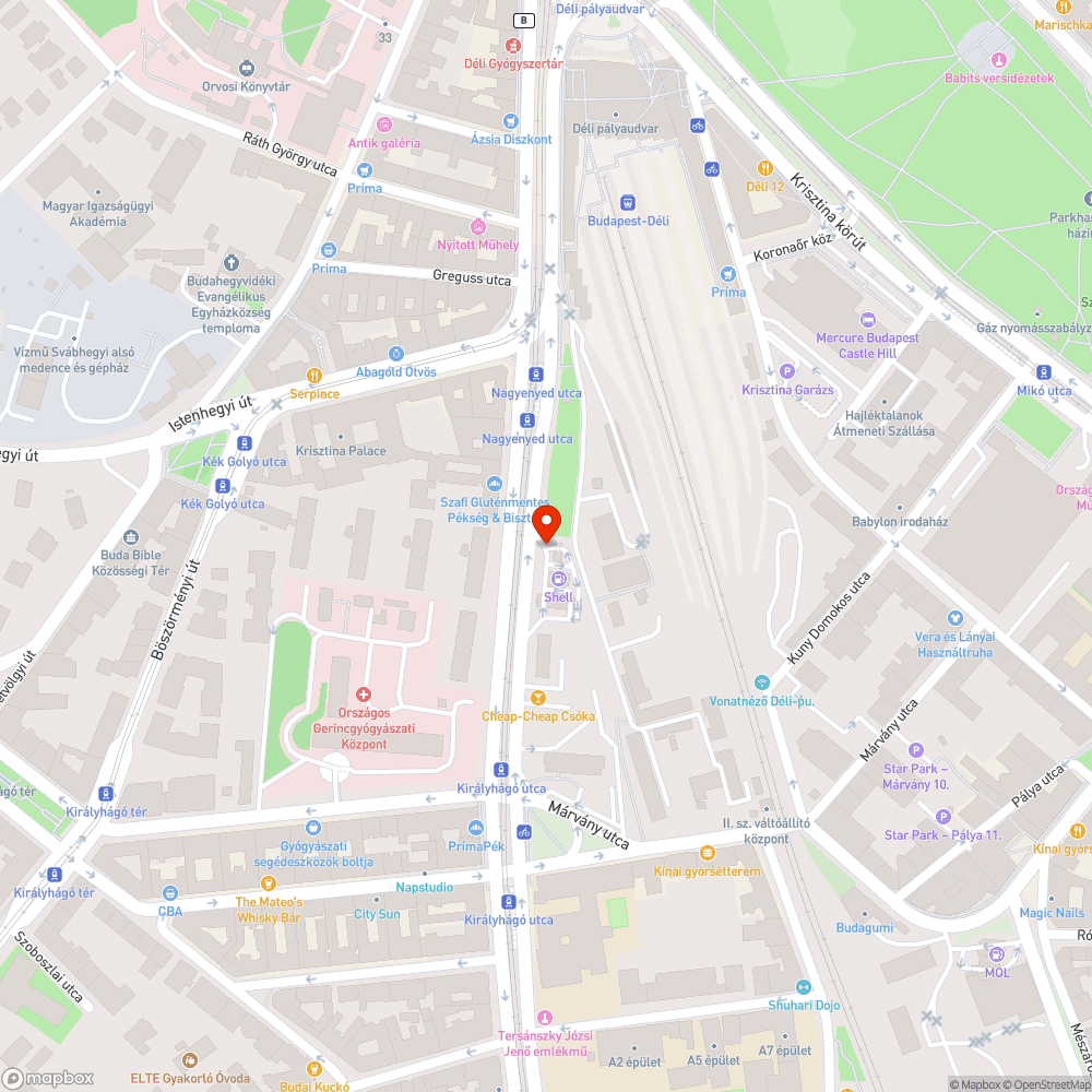 Több kátyú a benzinkúton bejelentés helye