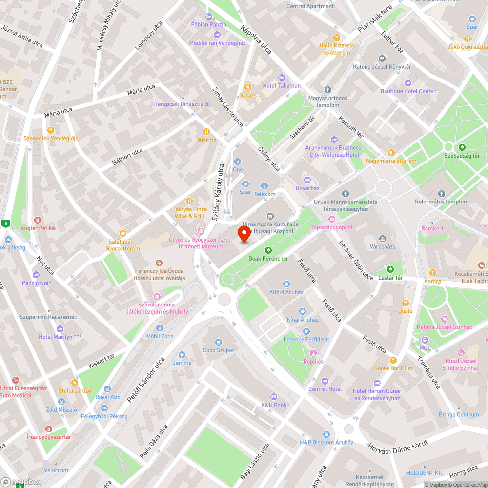 Sérült keret bejelentés helye