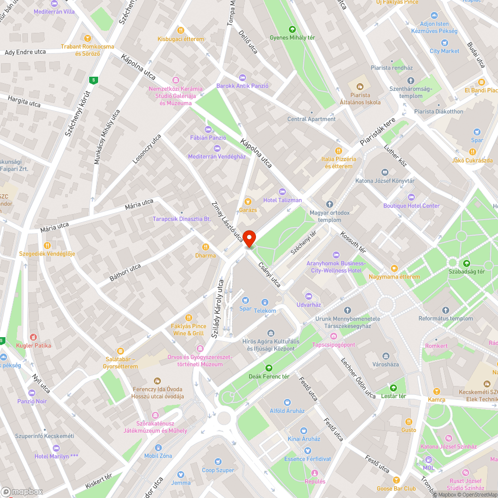 Mély kátyúk bejelentés helye