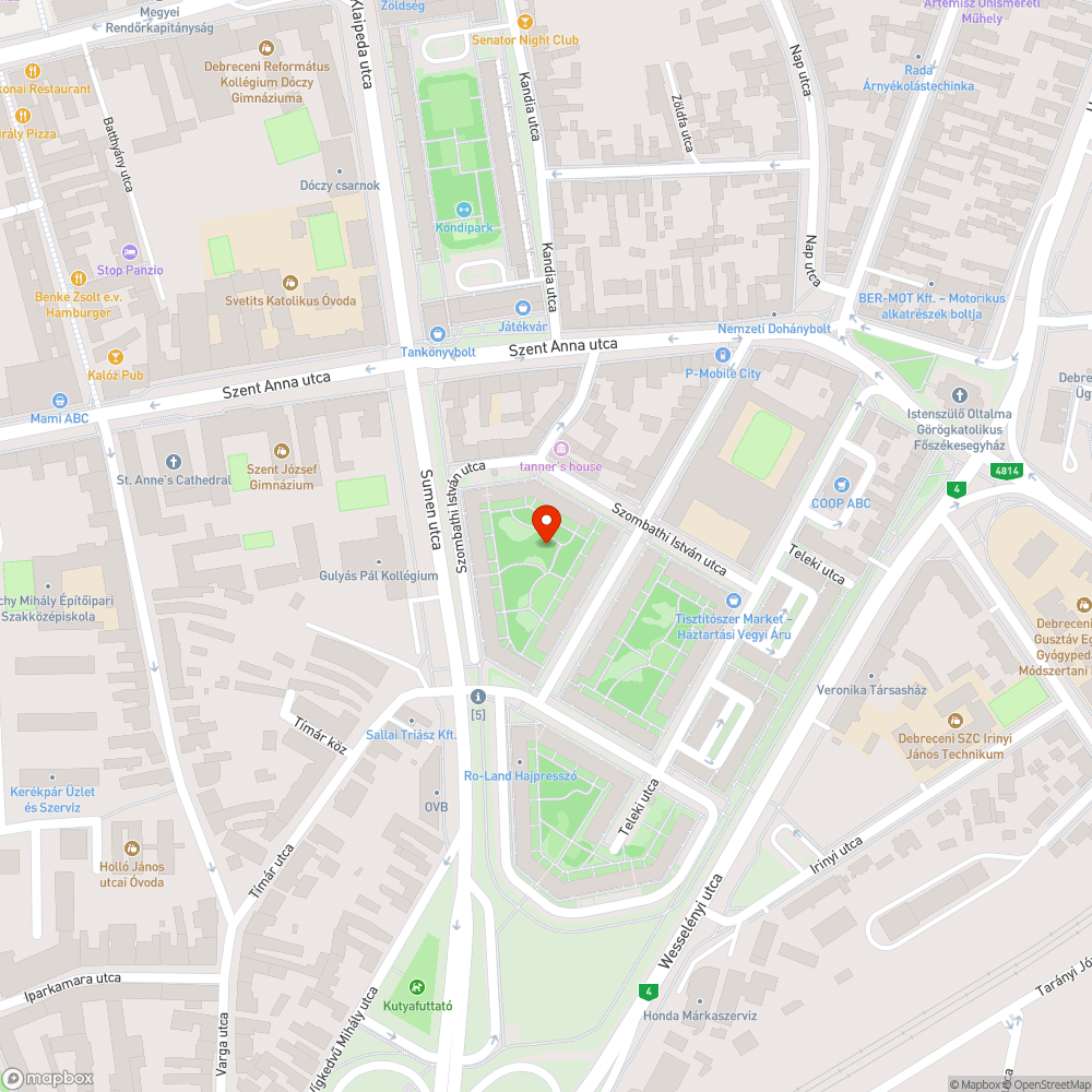 Pad bejelentés helye