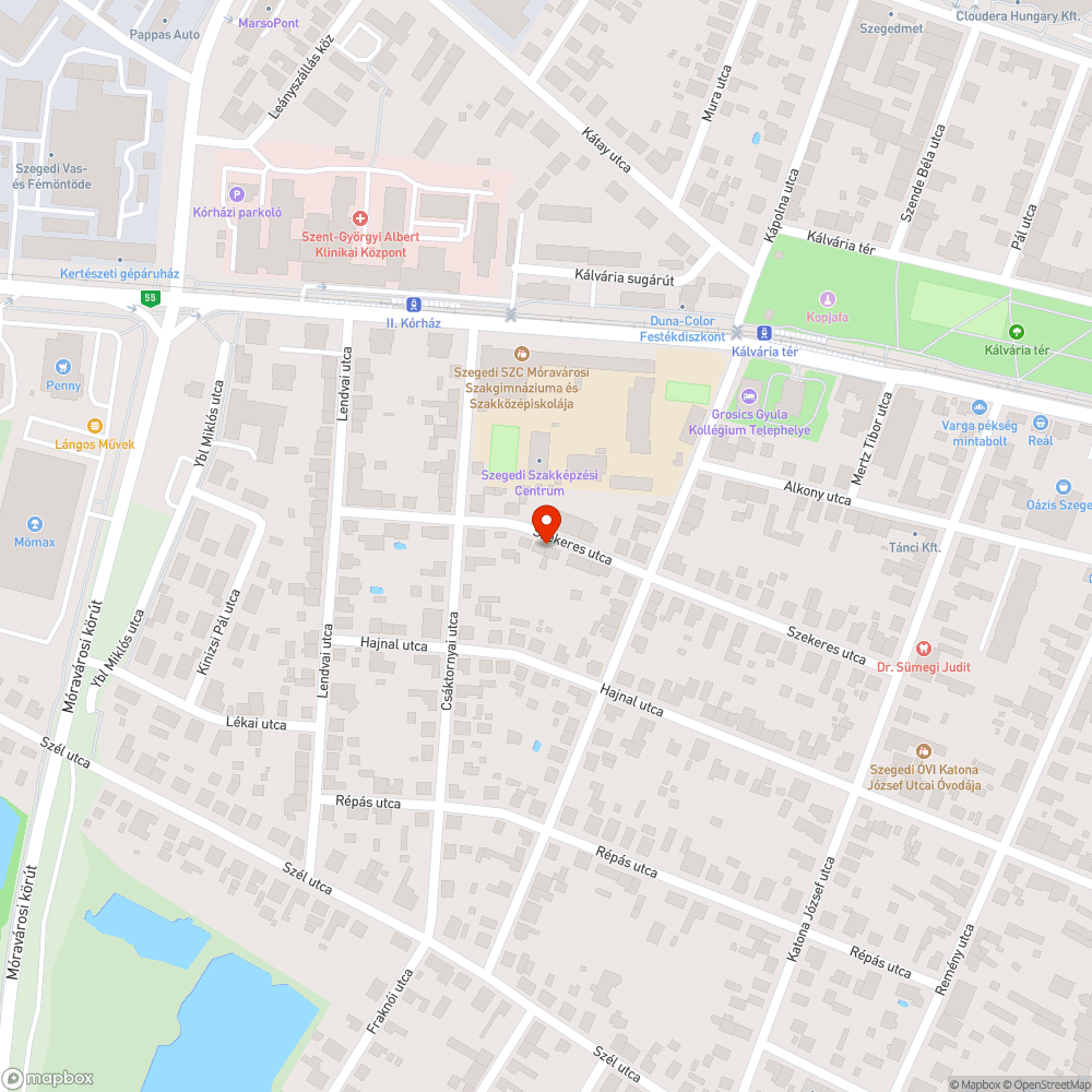 Tönkrement járdaszakasz bejelentés helye