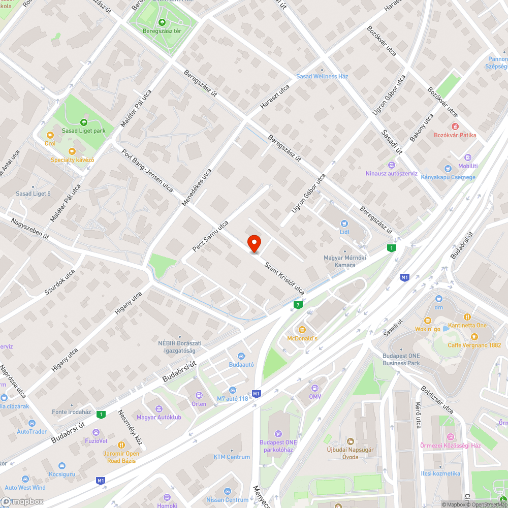 Elhagyott autók bejelentés helye