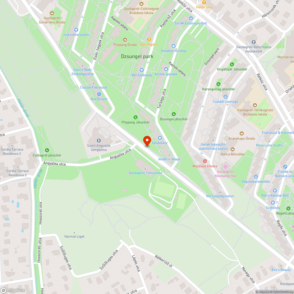 Elhagyott BMW bejelentés helye