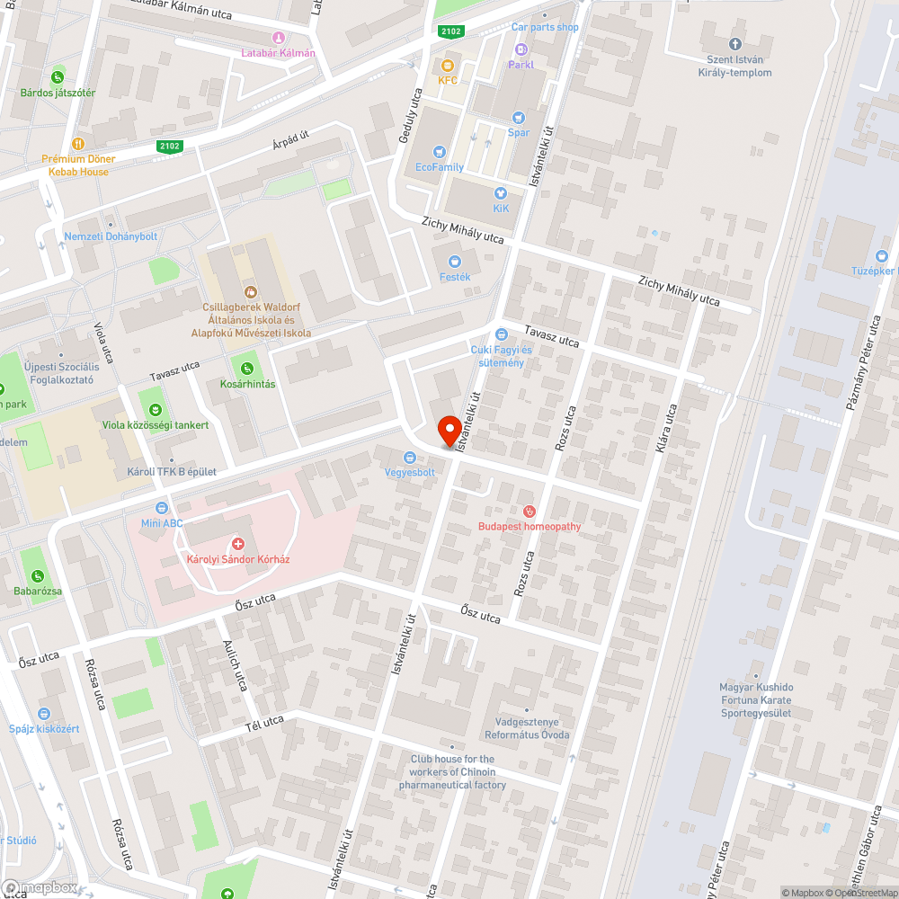 Beláthatatlan kereszteződés bejelentés helye