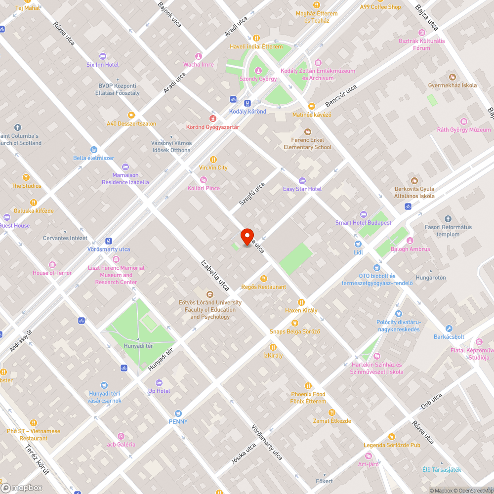 Alacsonyan lévő táblák bejelentés helye