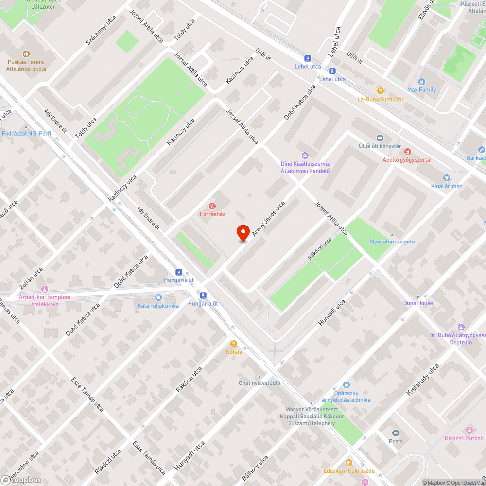 Törmelék a zöldterületen bejelentés helye