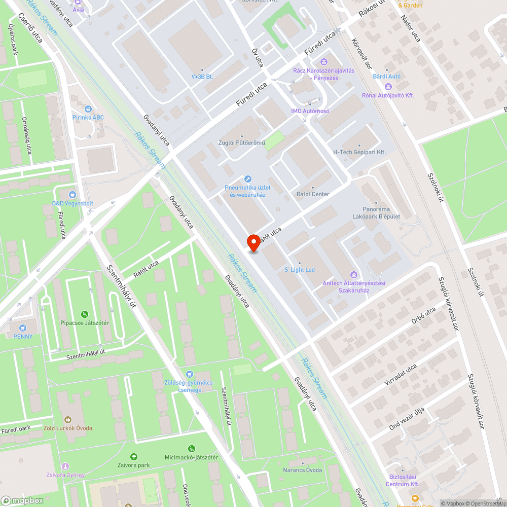 Elhagyott autó bejelentés helye