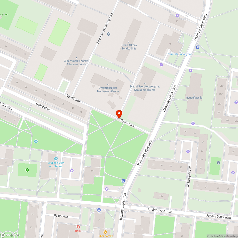 Leszakadt szemetes bejelentés helye