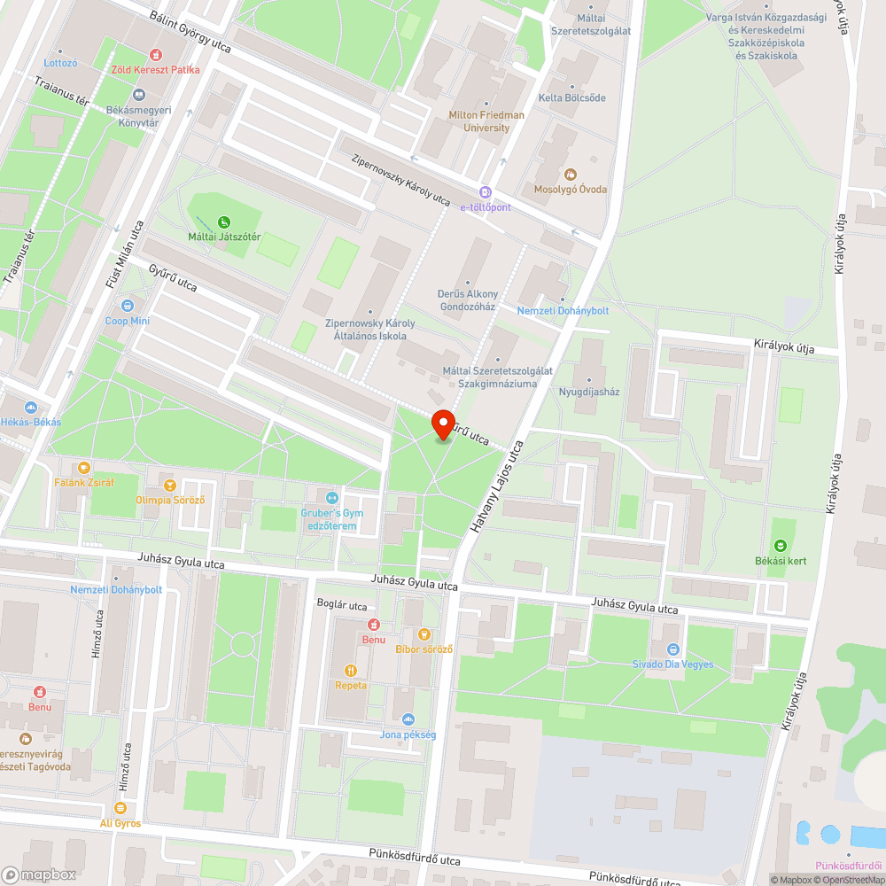 Hiányzó léc bejelentés helye