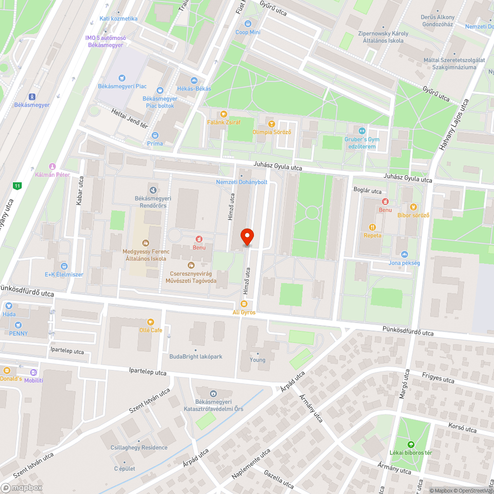 Szemétlerakás bejelentés helye