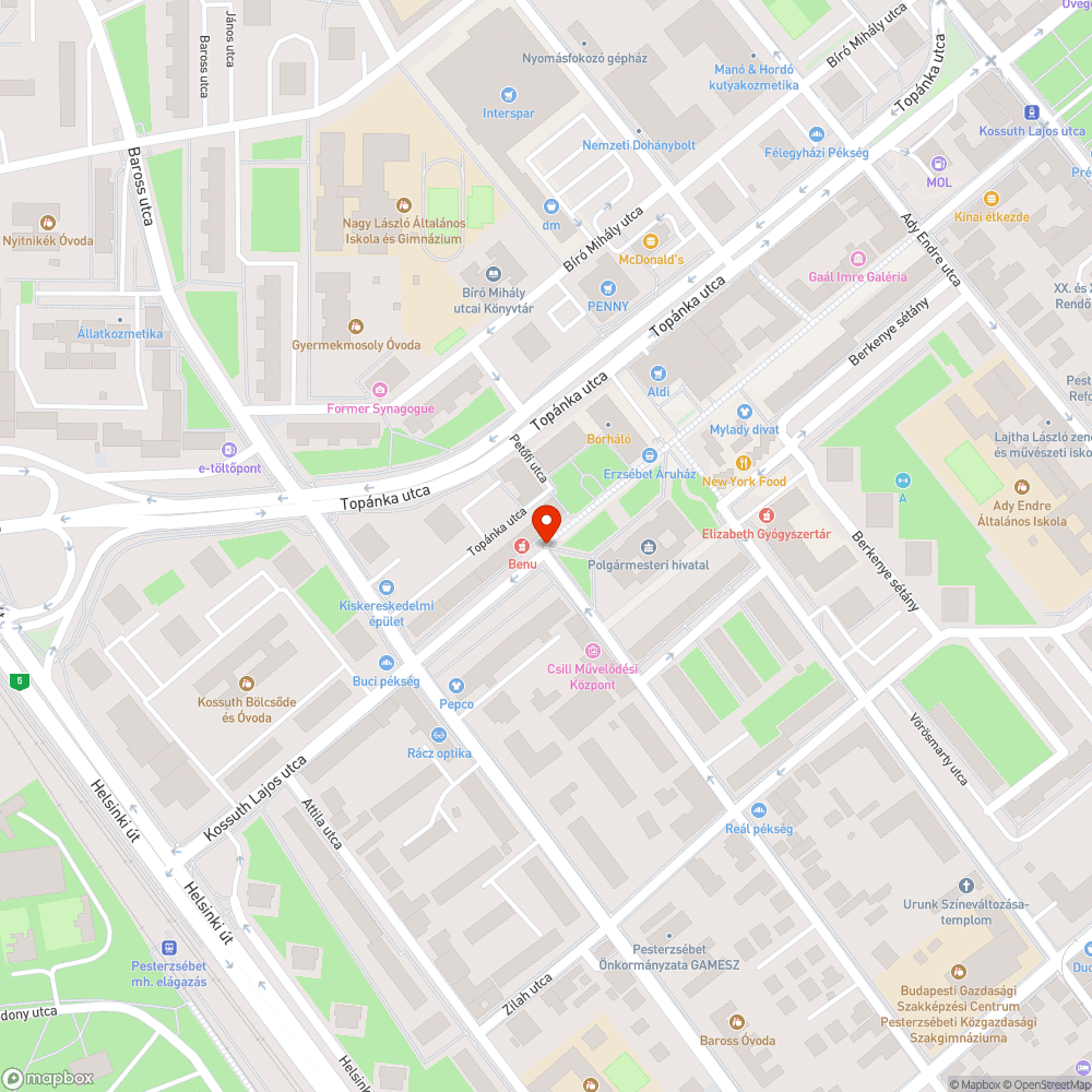 Macskakő hiányzik a víznyelőnél bejelentés helye