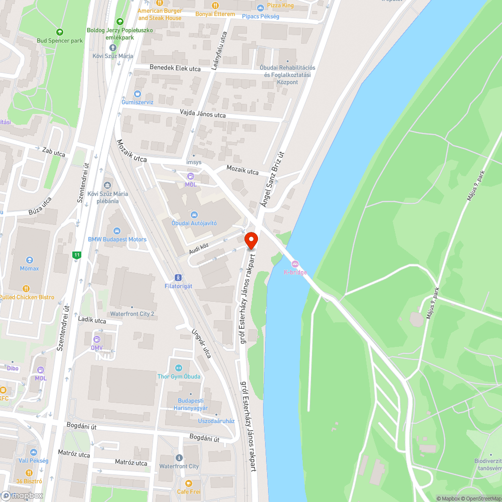 Zavaró közlekedési lámpa bejelentés helye