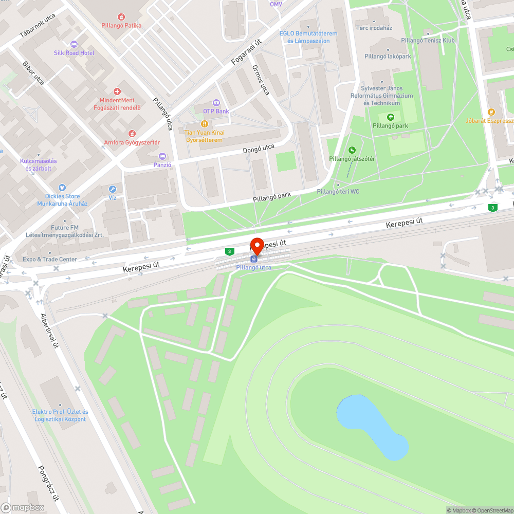 Eldugult folyóka bejelentés helye