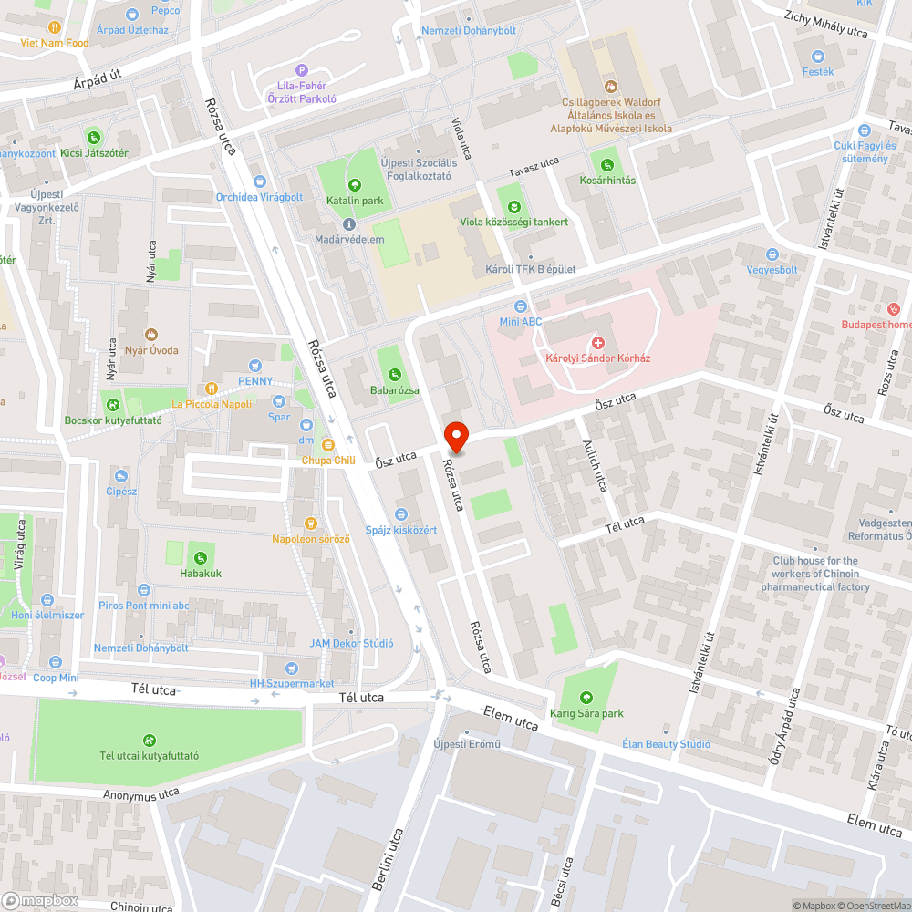 Fa pótlás bejelentés helye