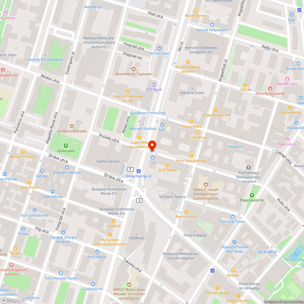 Csúnya oszlop bejelentés helye