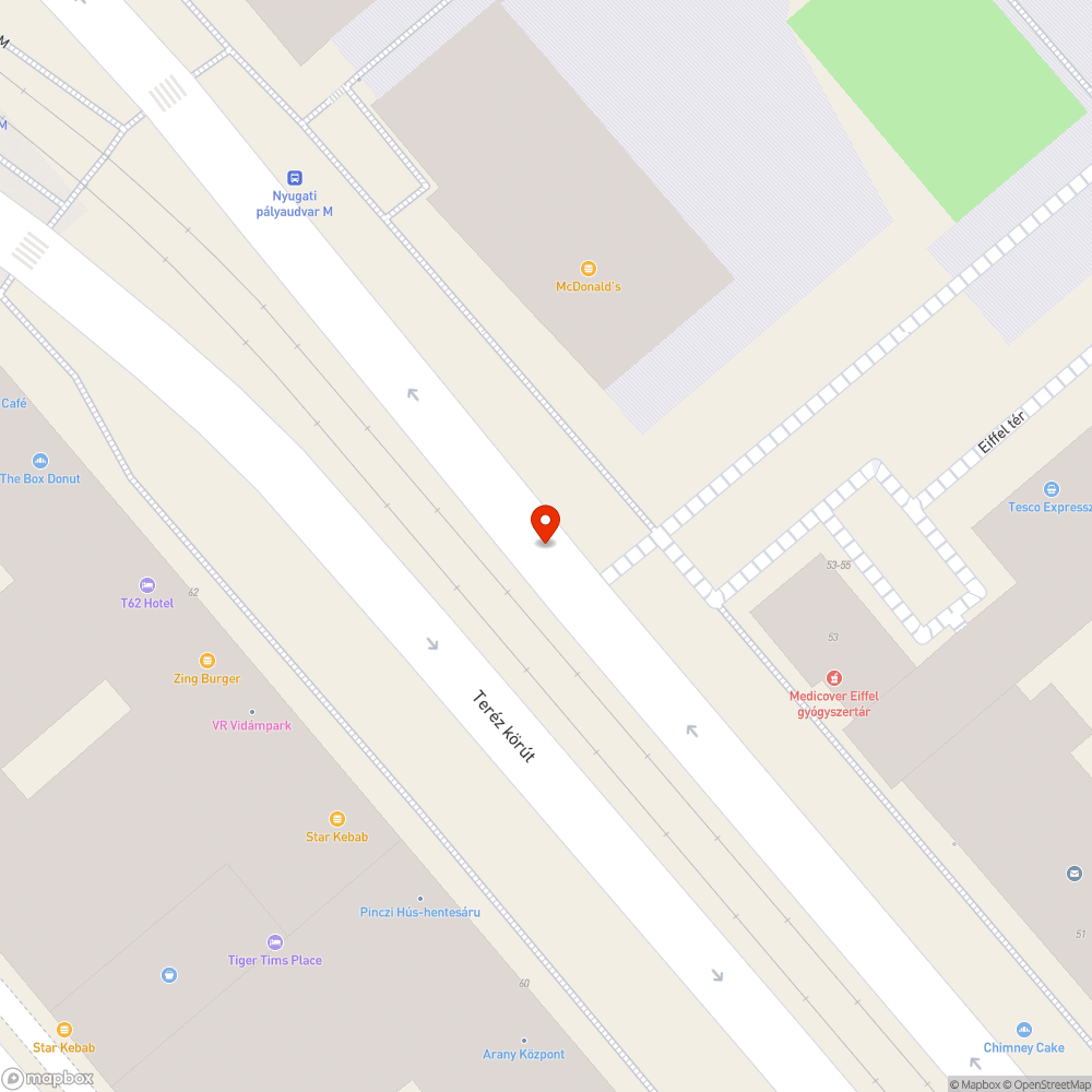 Rossz állapotú út bejelentés helye